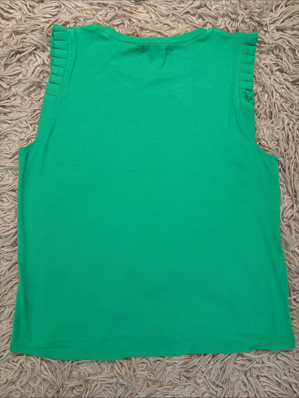 THML Ruffle Sleeve Ribbed Tank - Picture 5 of 9